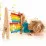 Hape E0412A  Jucarii educativa din lemn  - Curcubeu - abac cu bile colorate, RAINBOW BEAD ABACUS