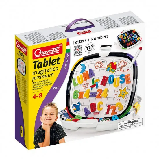 Quercetti 5341 Tabla magneticÄ? + numere È?i litere