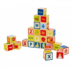 Hape E0419A Деревянная игрушка - Кубики ABC Hape E0419A Деревянная игрушка - Кубики ABC