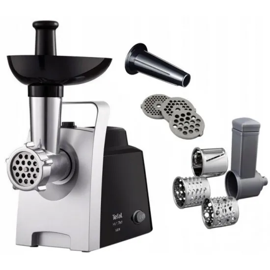 Maşină de tocat carne Tefal NE108831 Black/Silver (1400 W)