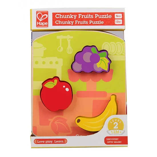 Hape E1453A Деревянная игрушка Пазл - сортер "Фрукты"