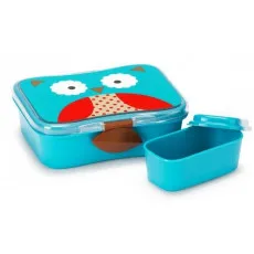 Kit pentru Prânz Skip hop Zoo Bufniță Albastru Kit pentru Prânz Skip hop Zoo Bufniță Albastru