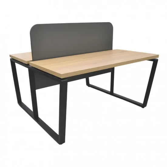 Masă oficiu DP Duet, Sonoma/Black