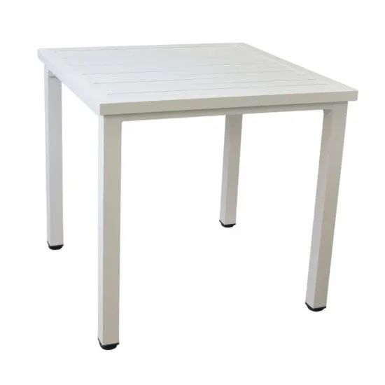 Masă de grădină Decoprim Garden 8636, 80x80 cm, White