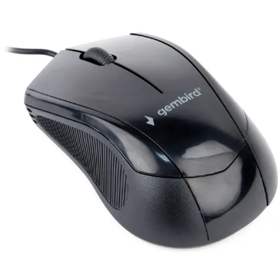 Mouse cu fir Gembird MUS-3B-02 Black