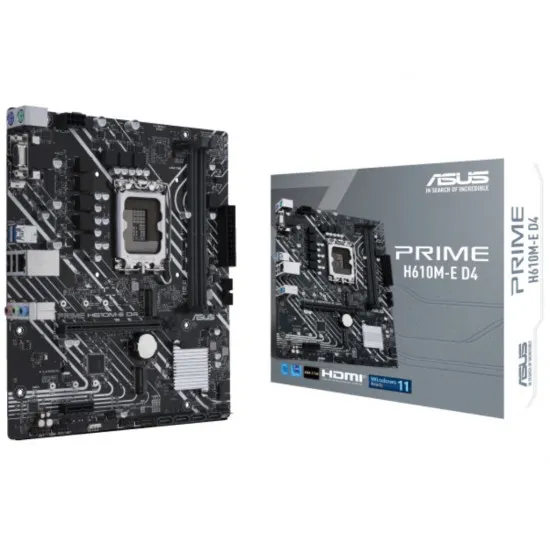 Матплата Asus PRIME H610M-E D4 (LGA1700/Intel H610)