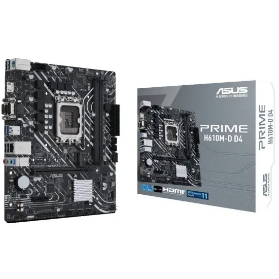Матплата Asus PRIME H610M-D D4 (LGA1700/Intel H610)