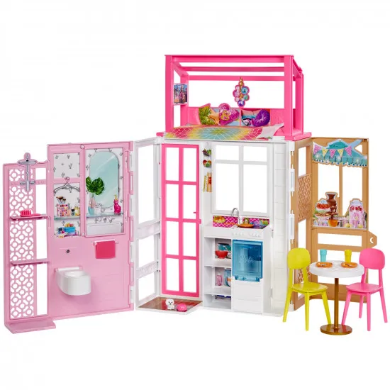 Barbie HCD47 Кукольный домик с мебелью и аксессуарами
