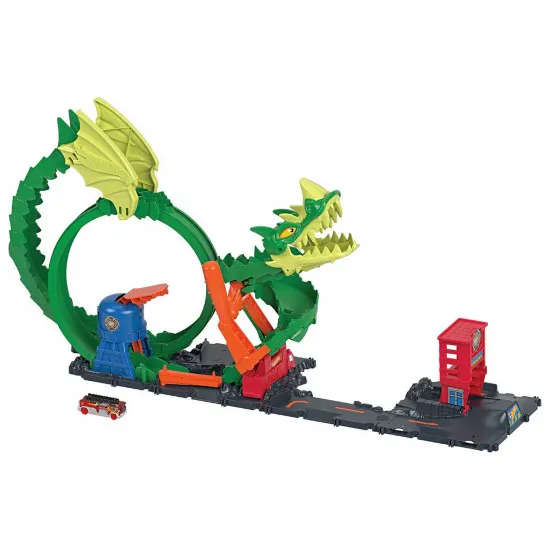Hot Wheels HDP03 ÐабоÑ? игÑ?овой City Dragon Drive Firefight