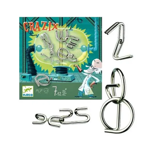 Djeco DJ08463 Joc de logica metalic " Crazix". Crazix