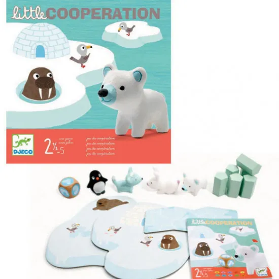Djeco DJ08555 Joc de societate "Joc de cooperare". Little Cooperation