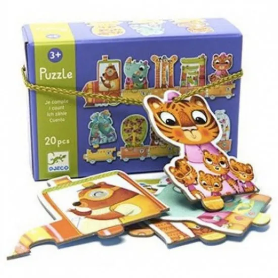 Djeco DJ08150 ​Настольная игра пазл "Каждому свое место"