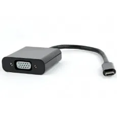 Видеоадаптер Gembird USB Type-C (M)/VGA D-Sub (F), Black (A-USB3C-VGA-01)