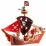 Djeco DJ06830 Деревянная игрушка "Пиратский корабль". Ze Pirat Boat
