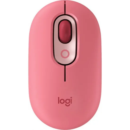Mouse fără fir Logitech POP Rose