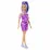 Barbie HBV12 Papusa Fashionista intr-o rochie mov, 29 cm