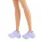 Barbie HBV12 Papusa Fashionista intr-o rochie mov, 29 cm