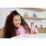 Barbie HGP66 Кукла Extra Minis Модница в сиреневом пушистом наряде, 15 см