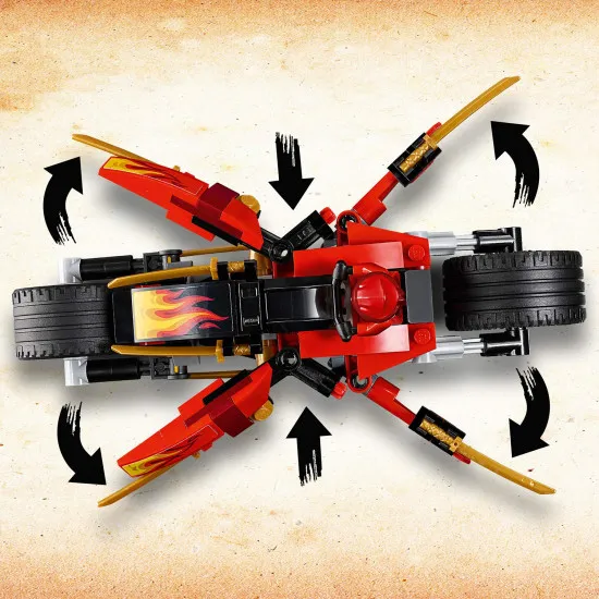 Lego Ninjago 70667 Мотоцикл-клинок Кая и снегоход Зейна - купить в