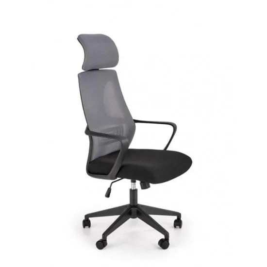 Fotoliu de birou Halmar Valdez, Grey/Black