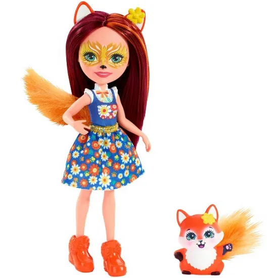 Mattel Enchantimals FXM71 Papusa figurina de joacÄ? Felicity Fox new, 15 cm