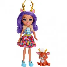 Mattel Enchantimals FXM75 Papusa figurina de joacă Danessa Deer new, 15 cm