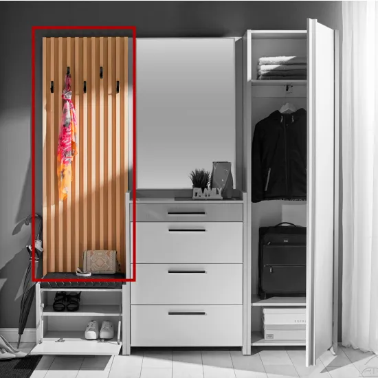 Cuier de perete Ambianta Solaris Cremona/White
