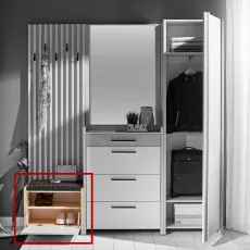 Тумба для обуви Ambianta Solaris, Cremona/White Тумба для обуви Ambianta Solaris, Cremona/White