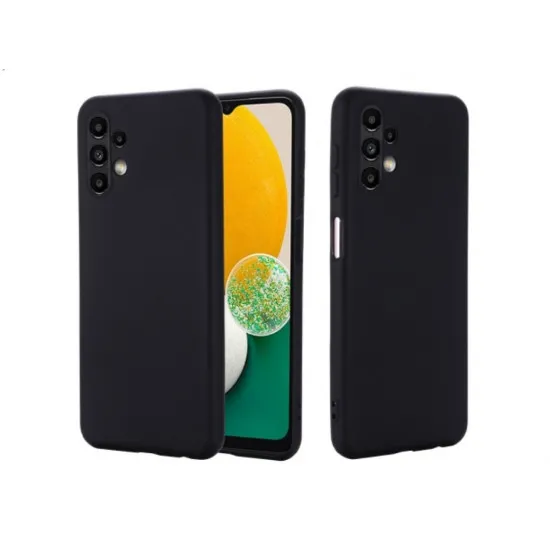 Husă Helmet Liquid Silicone pentru Samsung Galaxy A13, Black