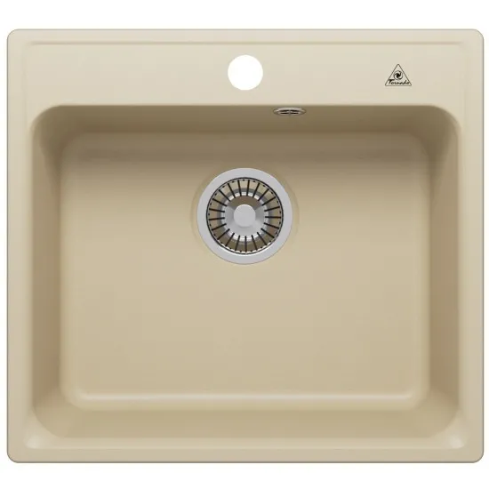 Мойка кухонная Tornado Quartz S530 530x480 мм, Бежевая