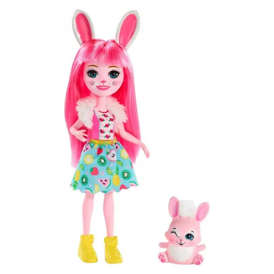 Mattel Enchantimals FXM73 Papusa Mattel Enchantimals Bree È?i animalul ei de companie