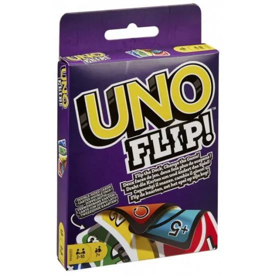 Mattel GDR44 Настольная игра, карты Уно Двойная игра (UNO Flip!)