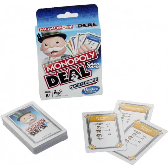 Hasbro Monopoly E3113  Настольная карточная игра Monopoly Deal  - Сделка