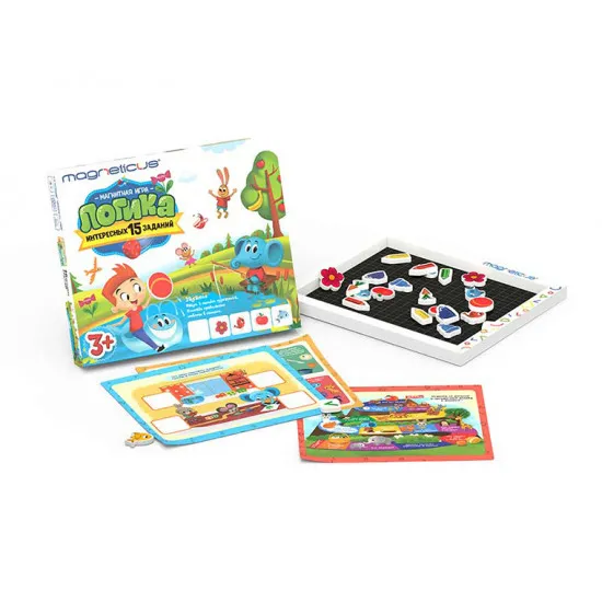Magneticus POL-016 Set educativ / constructor Magnetic Mozaic Logica