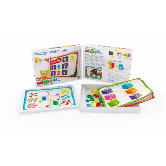 Magneticus NUM-002 Set educativ / constructor Magnetic Mozaic Cifre magnetice moi