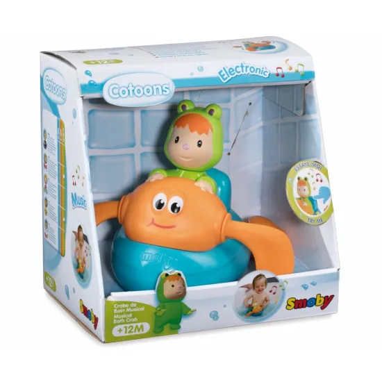 SMOBY 110611 Музыкальный краб для купания Cotoons Smoby
