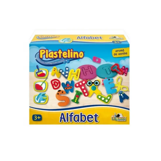 Noriel INT6703 Набор Plastelino для моделирования - Пластилиновый алфавит