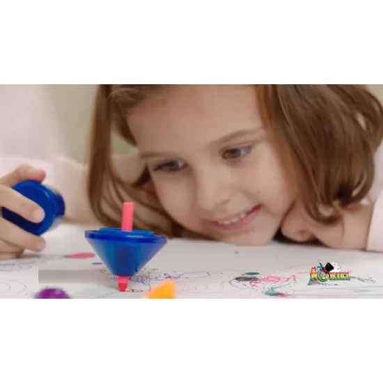 Noriel INT_N0755 Titirezul care deseneaza. Micul Artist - Doodletop Twister Deluxe Kit