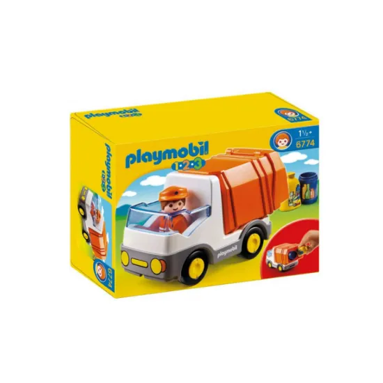 Playmobil 6774 Набор с элементами конструктора, серия 1.2.3. Мусоровоз