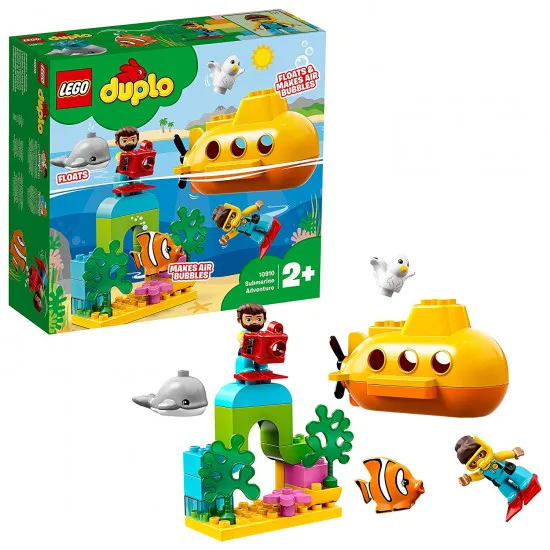 Lego DUPLO Town 10910 Конструктор "Путешествие субмарины"