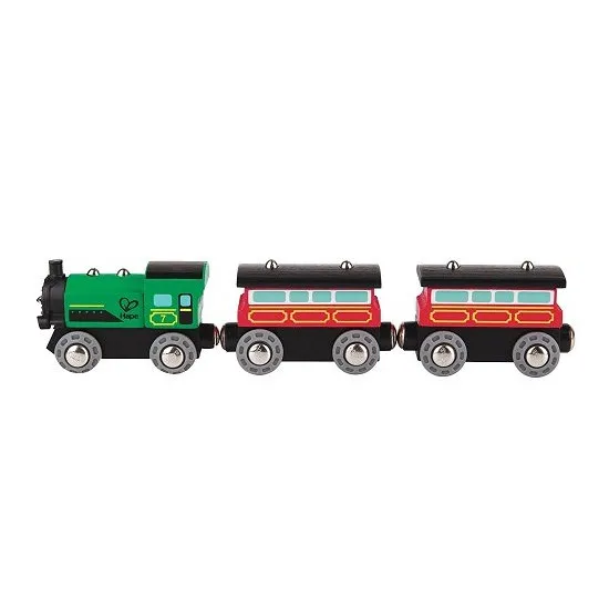 HAPE E3719A Игровой набор Пассажирский поезд “STEAM-ERA PASSENGER TRAIN”
