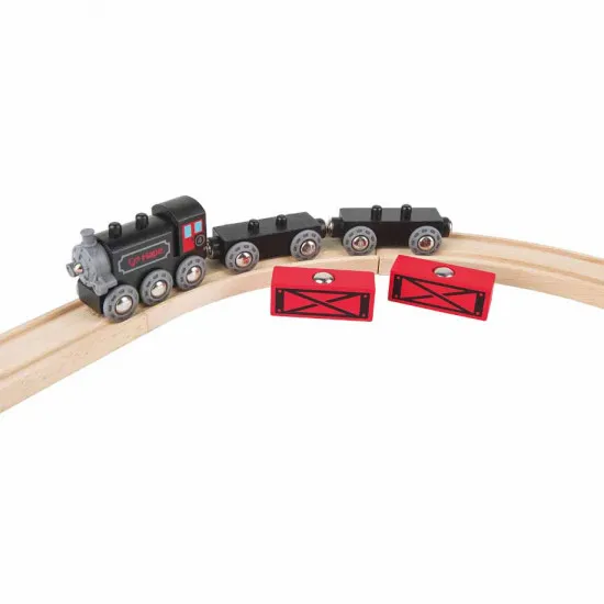 HAPE E3717A Set de jocuri Trenul de marfă cu aburi „Steam tren de marfă”