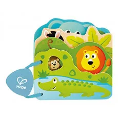 HAPE E0047A Carte de lemn "Animale sălbatice"