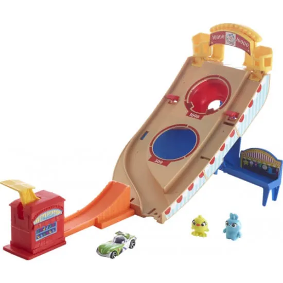 Mattel Hot Wheels GCP24 Pista de jucarii Povestea 4 "Carnaval de salvare"