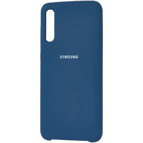 Husă Helmet Leather Texture pentru Samsung Galaxy A50S, Blue