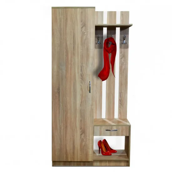 Antreu ML-Mobila ML-8 fără oglindă (100 cm), Sonoma oak