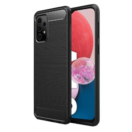 Husă Helmet Carbon Fiber pentru Samsung Galaxy A13, Black