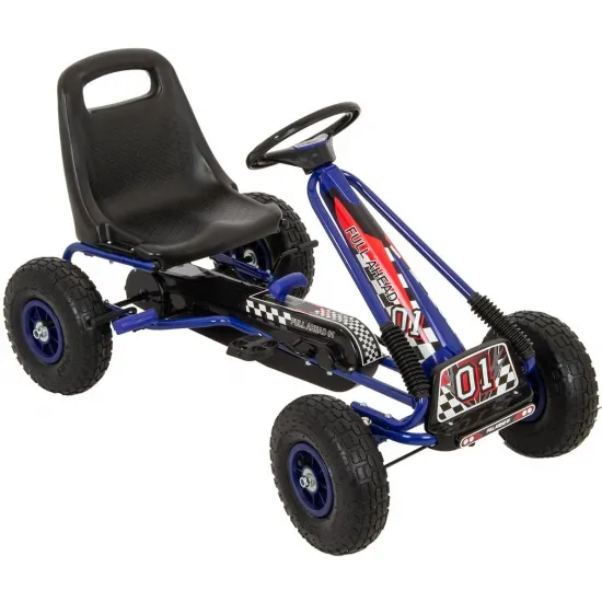 Kart cu pedale Enero Sport Go-Kart 01, Blue