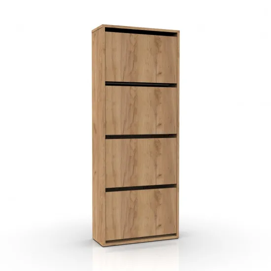 Tumbă pentru încălțăminte ML-Mobila ML-3 (60 cm), Stejar auriu