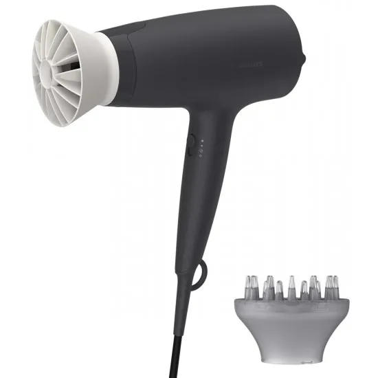 Uscător de păr Philips BHD302/30, 1600 W, Black
